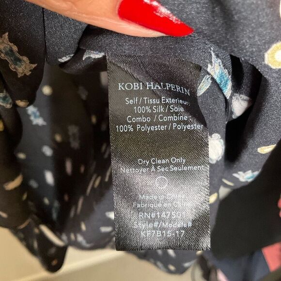 Kobi Halperin Silk Printed Blouse - Picture 7 of 7